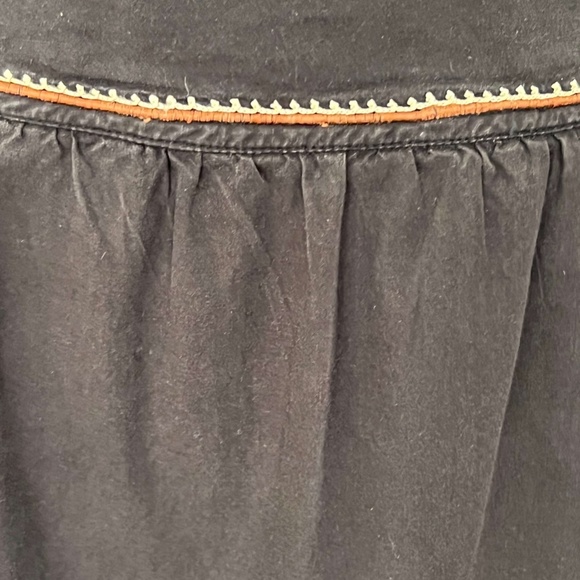 Unique Vintage Zara Cotton Skirt with embroidered design - Picture 6 of 7